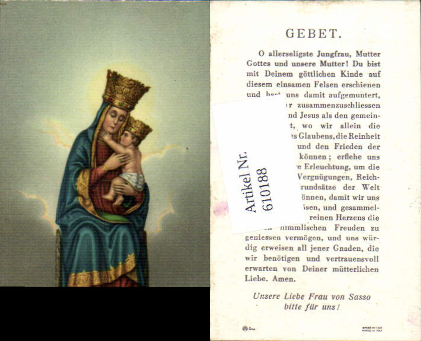 Alte Ansichtskarte – Old Postcard