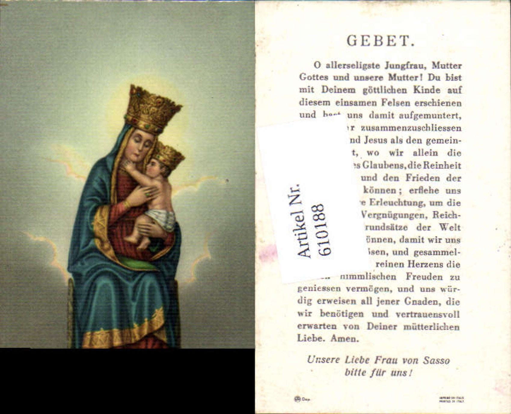 Alte Ansichtskarte – Old Postcard