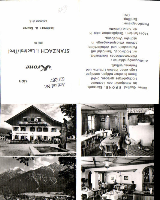 Alte Ansichtskarte – Old Postcard