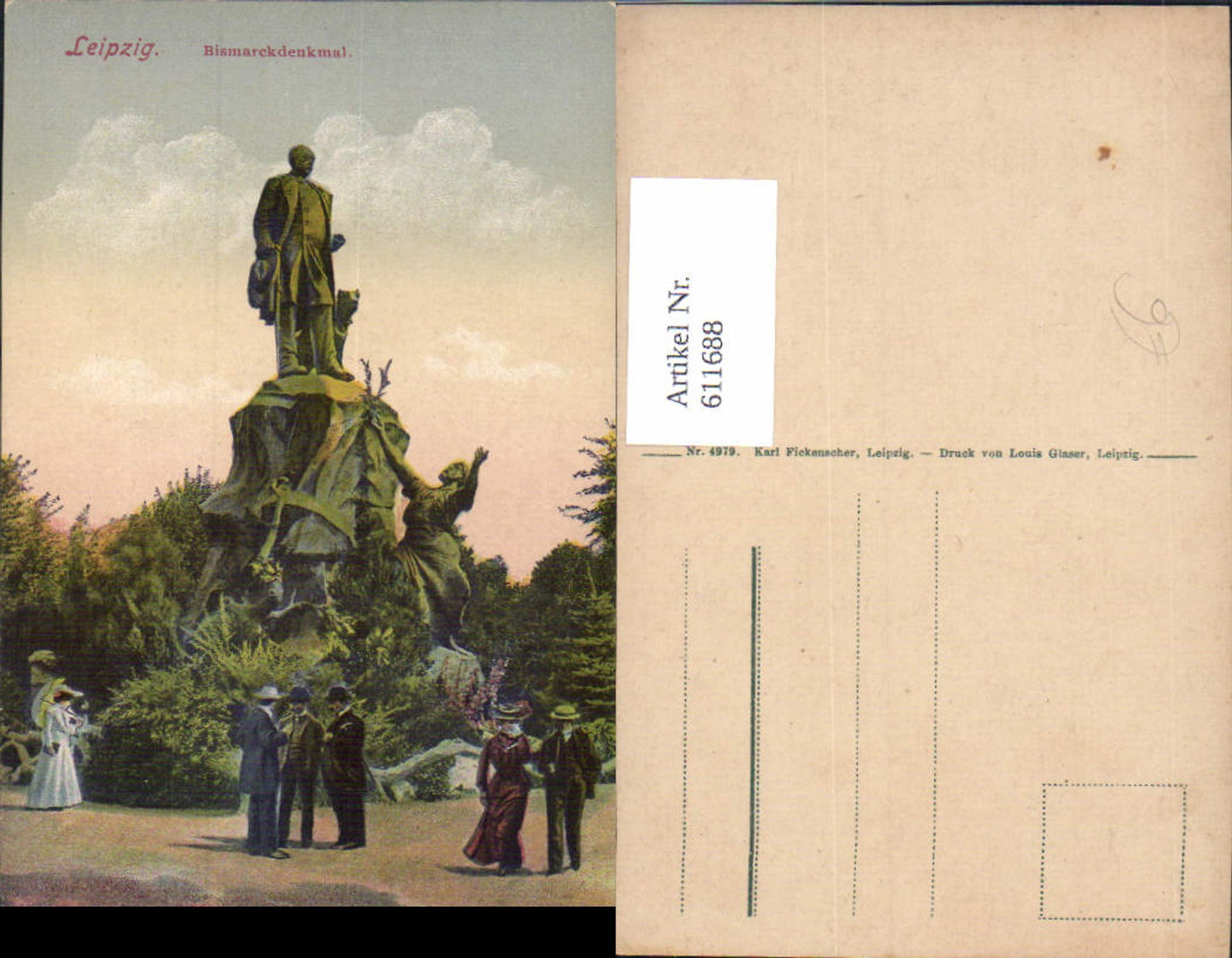 611688, Leipzig Bismarck Monument