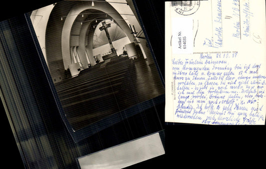 614035, Photo Ak St Canisius Berlin Charlottenburg Church Interior view