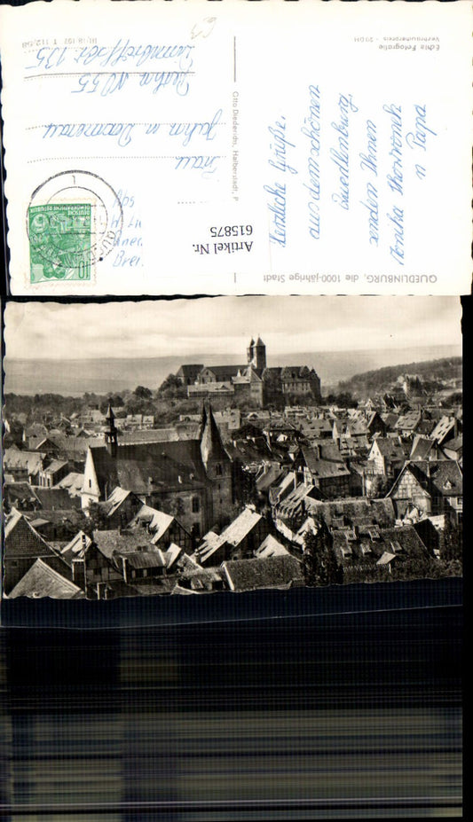 615875, Photo Ak Quedlinburg view