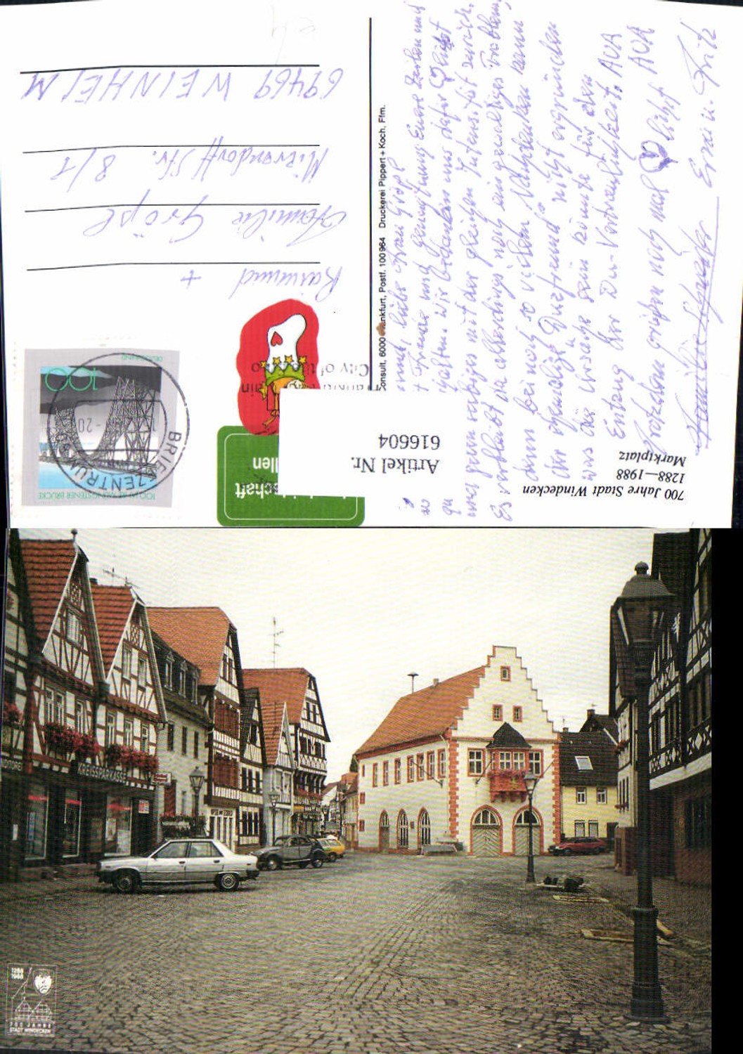 616604, Nidderau Windecken Market Square 