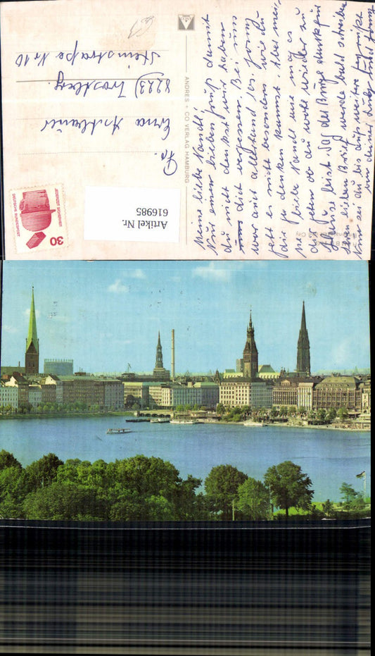616985,Hamburg Binnenalster u. City