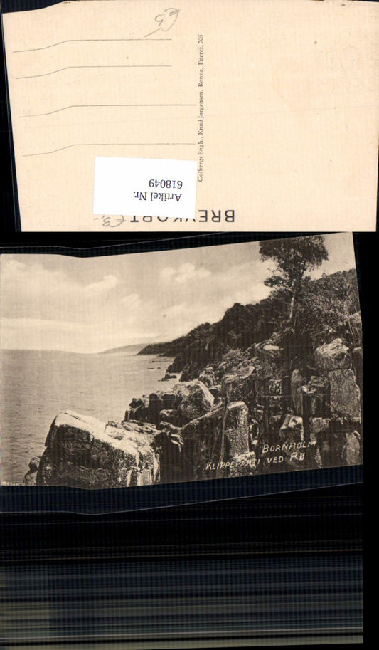 618049,Bornholm Klippeparti ved Ro Coast Cliffs Denmark