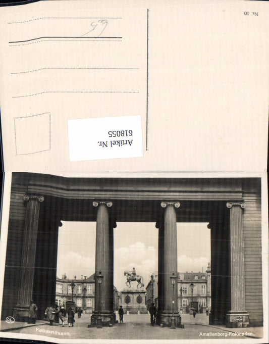 618055,Copenhagen Kobenhavn Amalienborg-Kolonaden Denmark