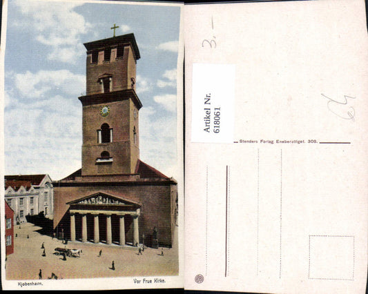 618061,Copenhagen Kobenhavn Vor Frue Kirke Church Denmark