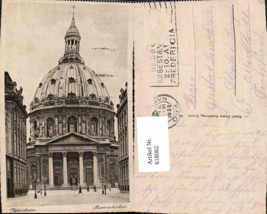 618062,Copenhagen Kobenhavn Marmorkirken Church Denmark