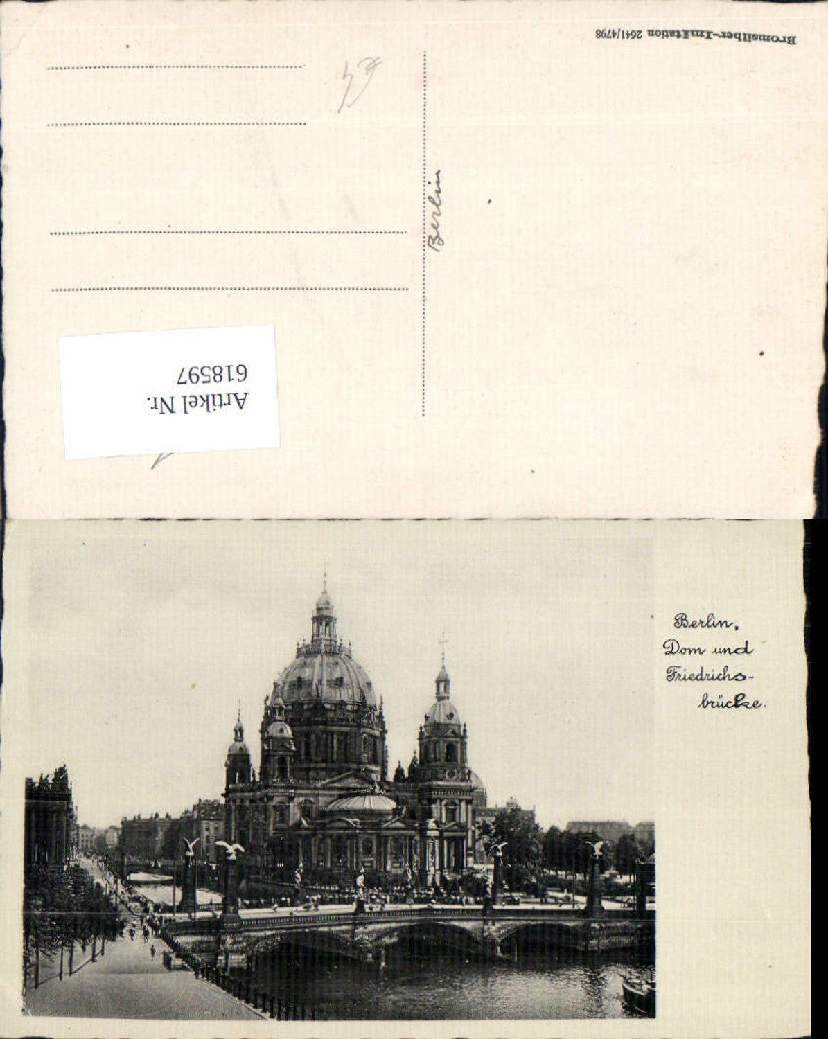 618597, Berlin Cathedral and Friedrichsbrücke Bridge