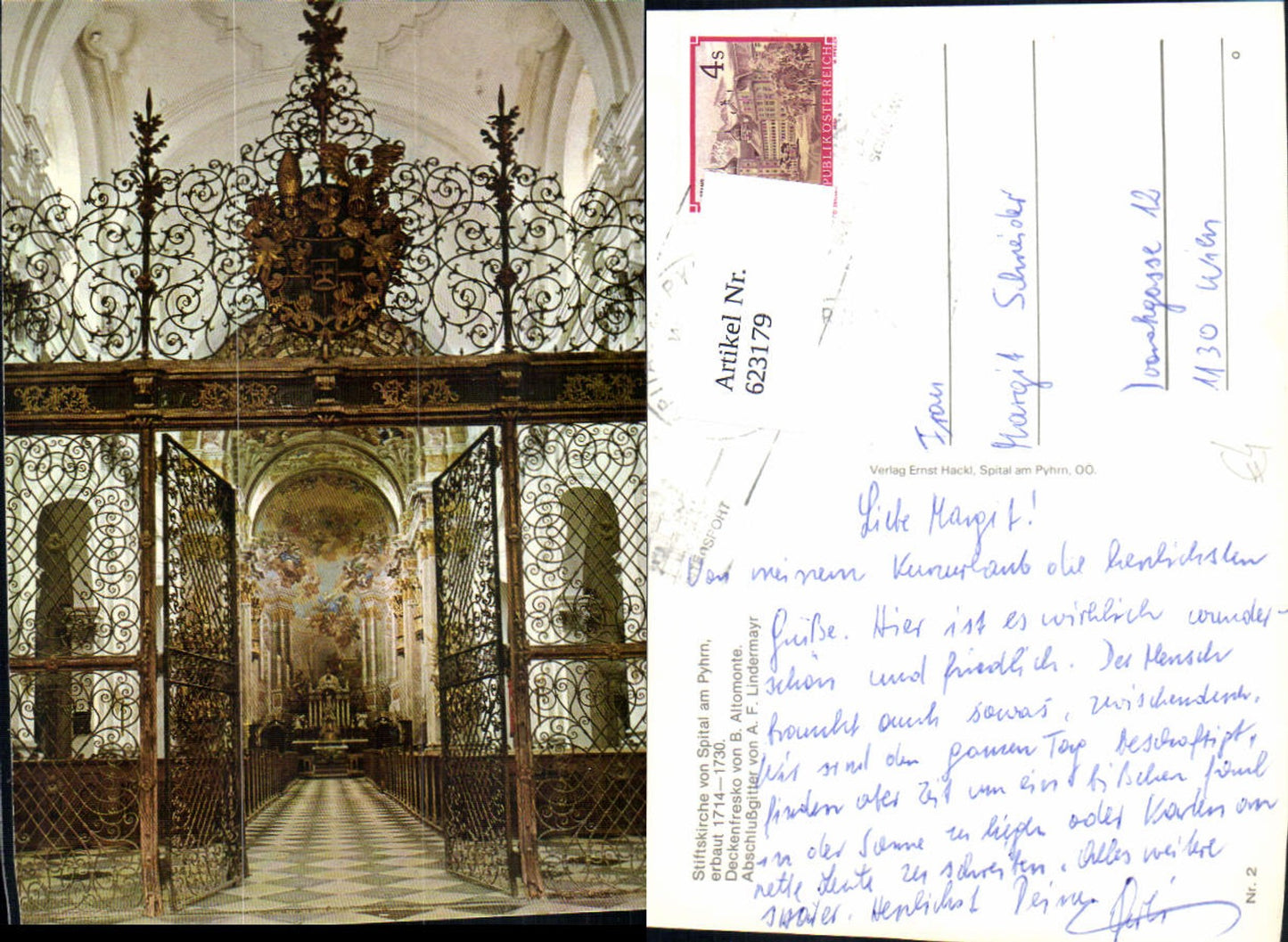 623179, Spital am Pyhrn Collegiate Church Interior view