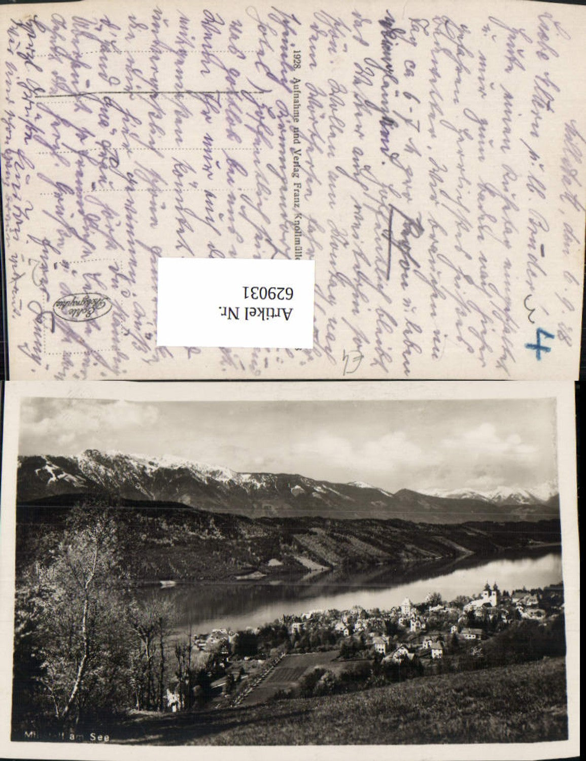 629031, Photo Ak Millstatt a. See view