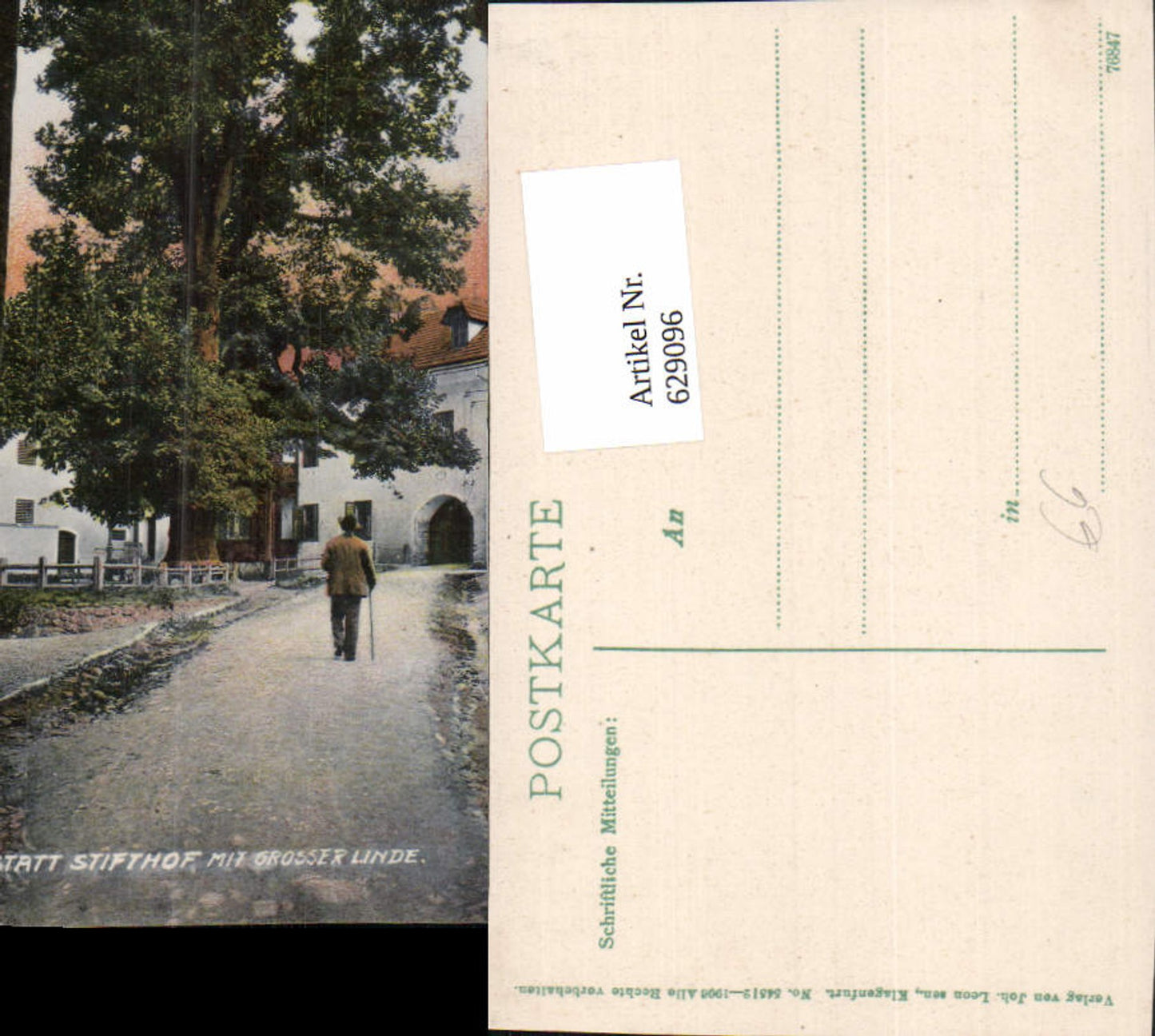 629096, Millstatt Stifthof m. Grosser Linde