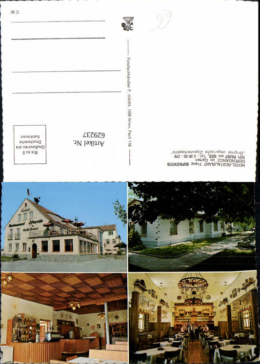 629237, Multi-image Ak Rust a. See Hotel Restaurant Sifkovits 