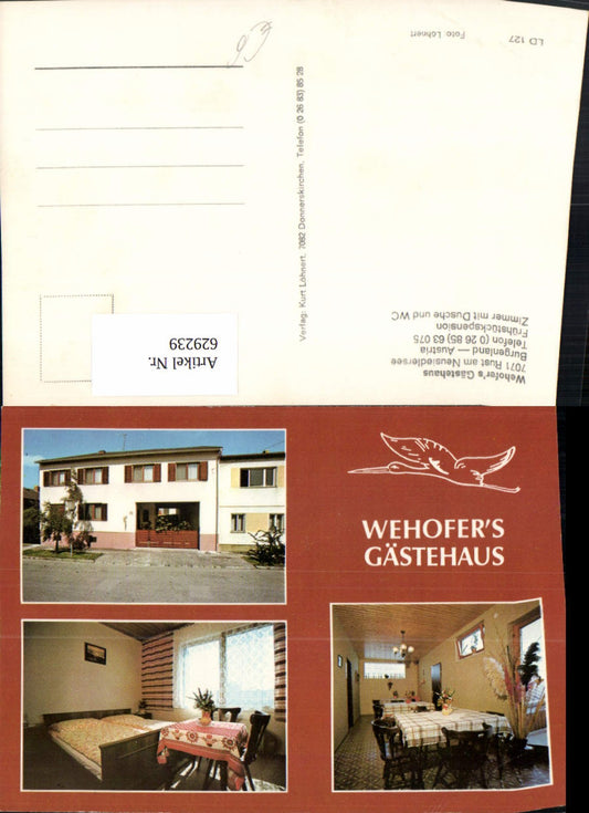 629239, Multi-image Ak Rust a. See Wehofers Gästehaus Storch 