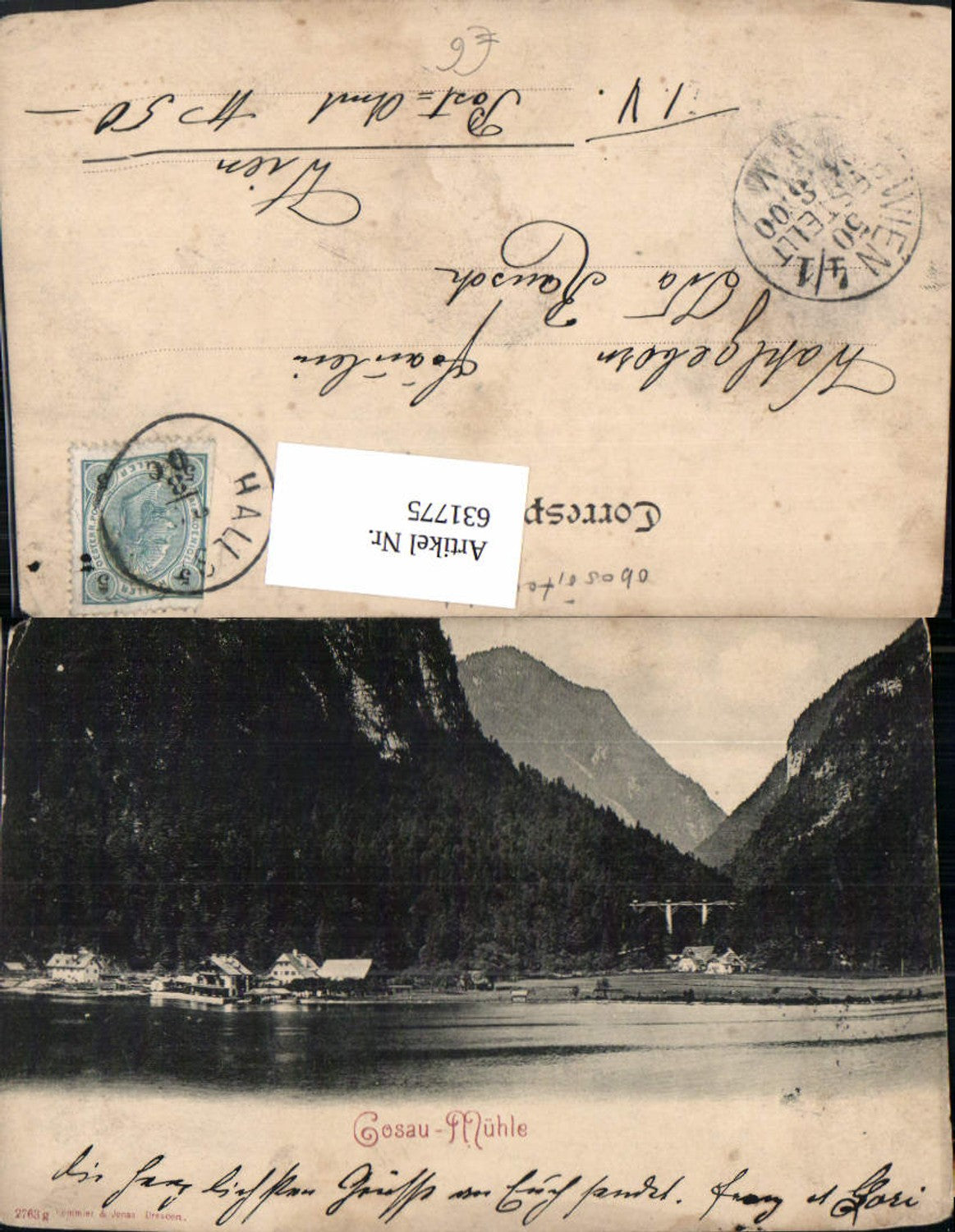 631775, Hallstatt Gosaumühle