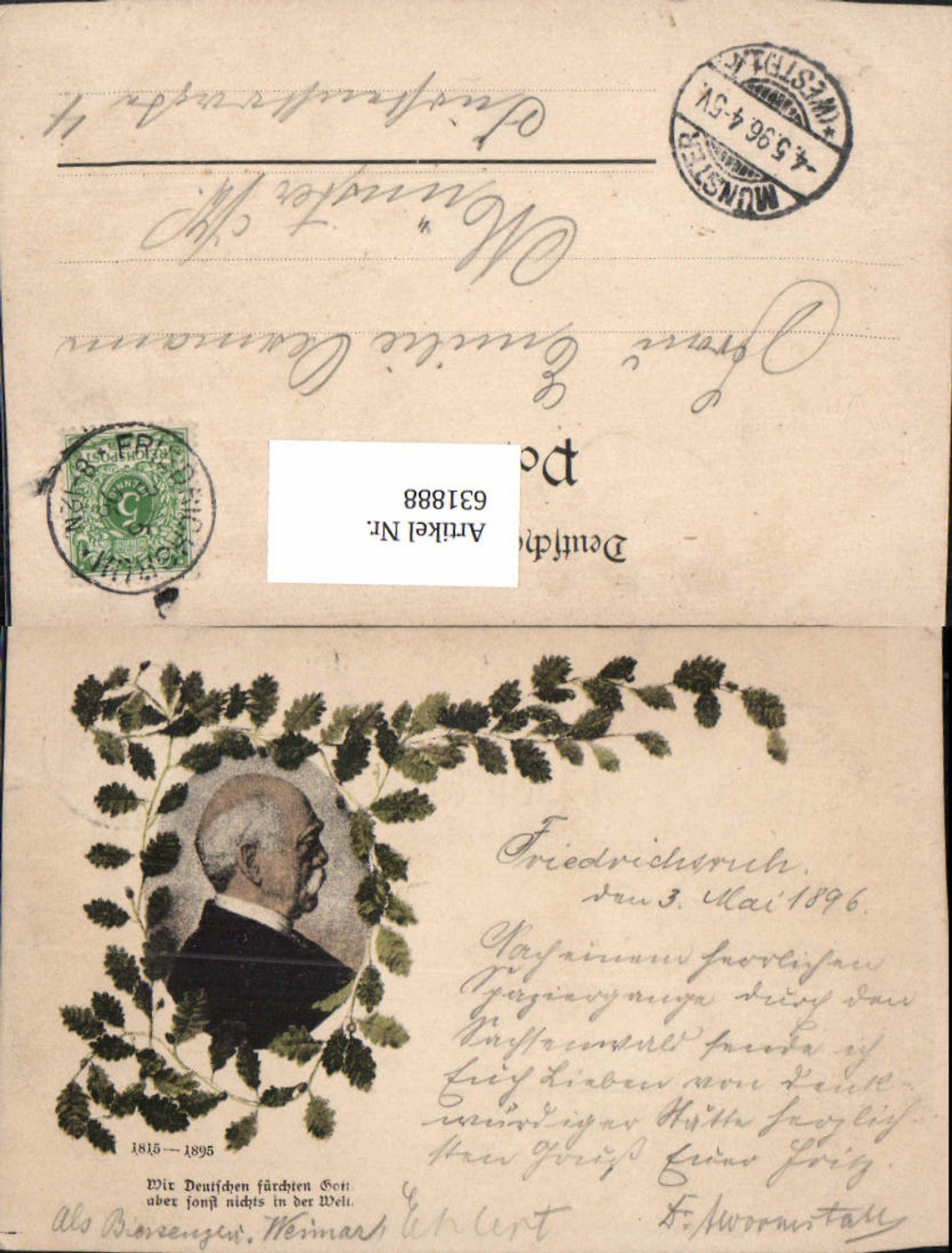 631888,Litho Otto von Bismarck Politics