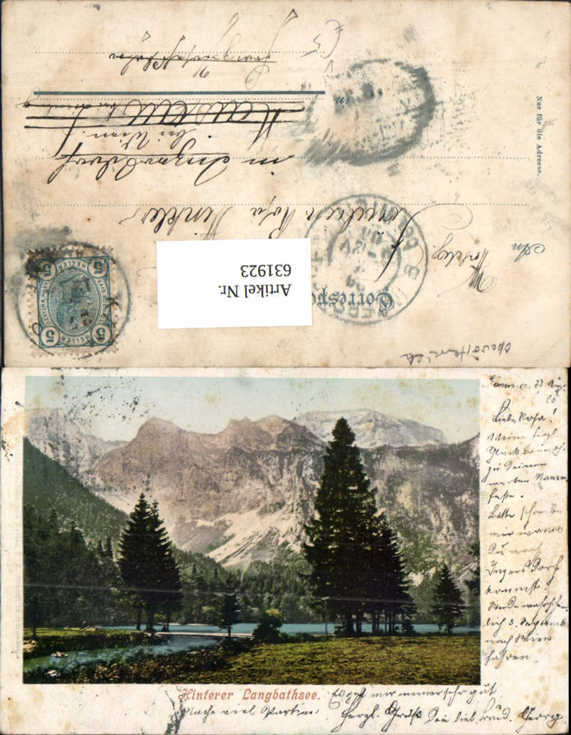 631923, Ebensee Hinterer Langbathsee pub Brandt 139
