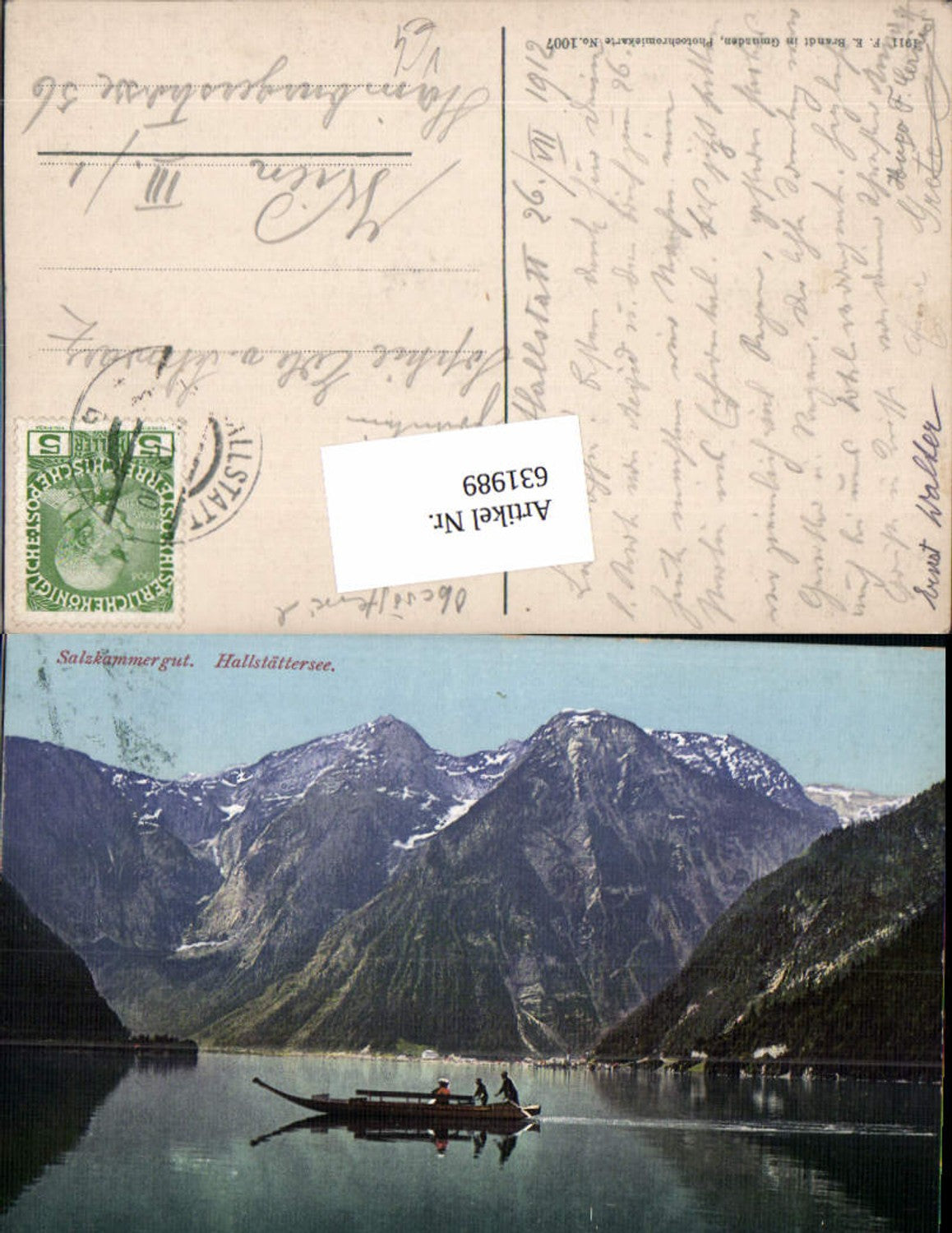 631989, Hallstatt am Hallstättersee Boot pub Brandt 1007