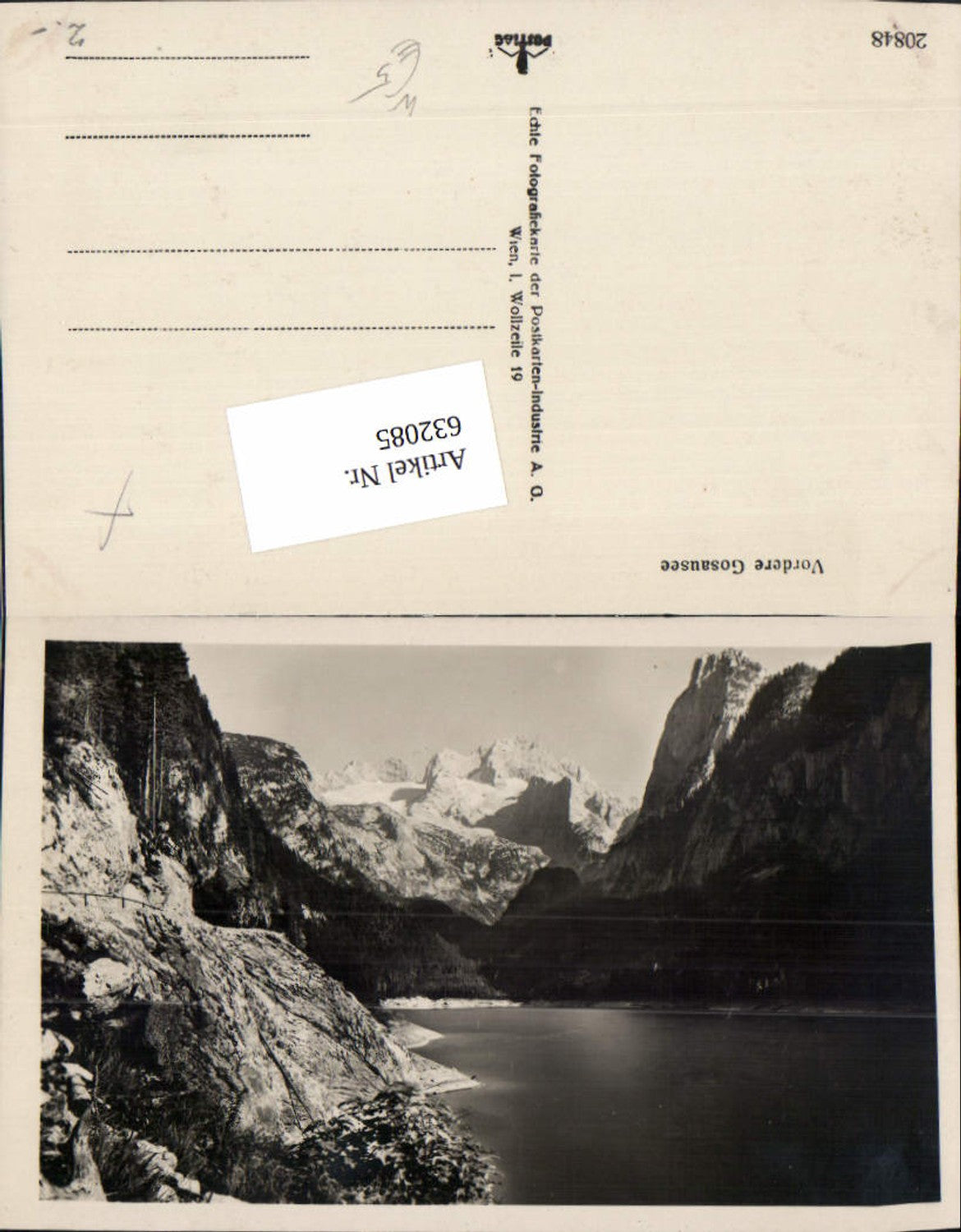 632085, Vorderer Gosausee Gosau