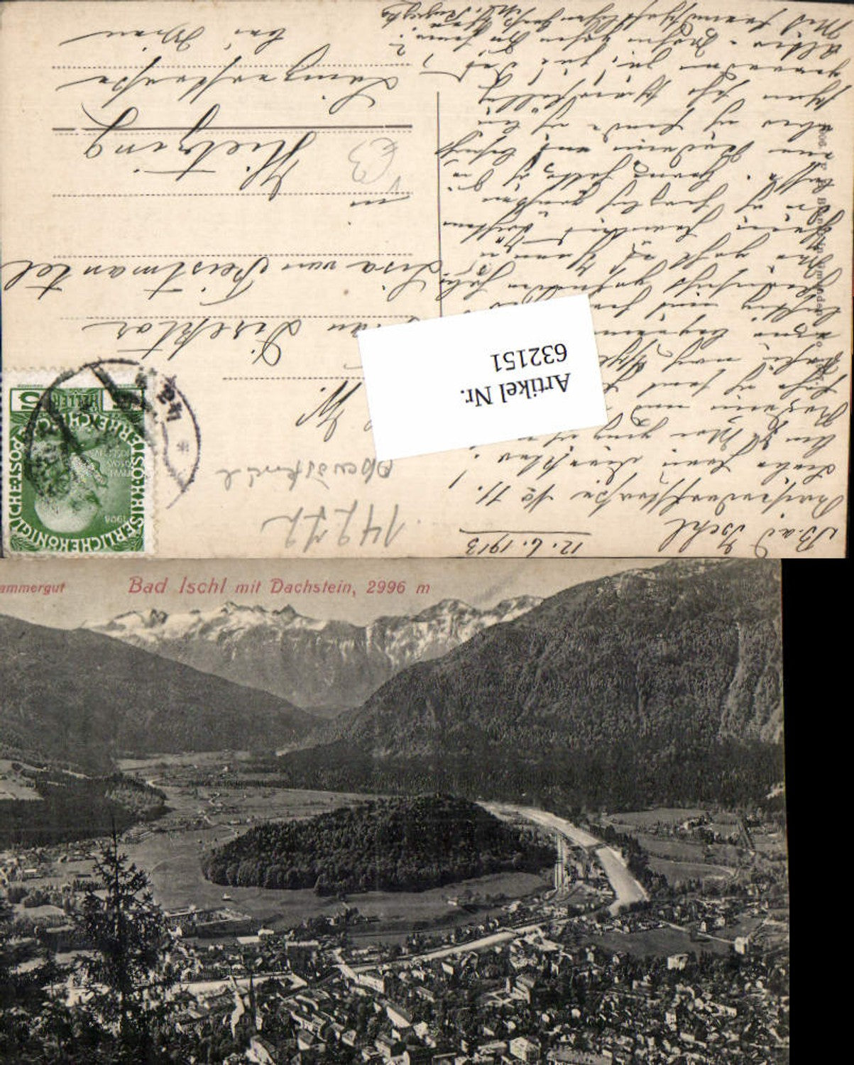 632151, Bad Ischl m. Dachstein pub Brandt 1967