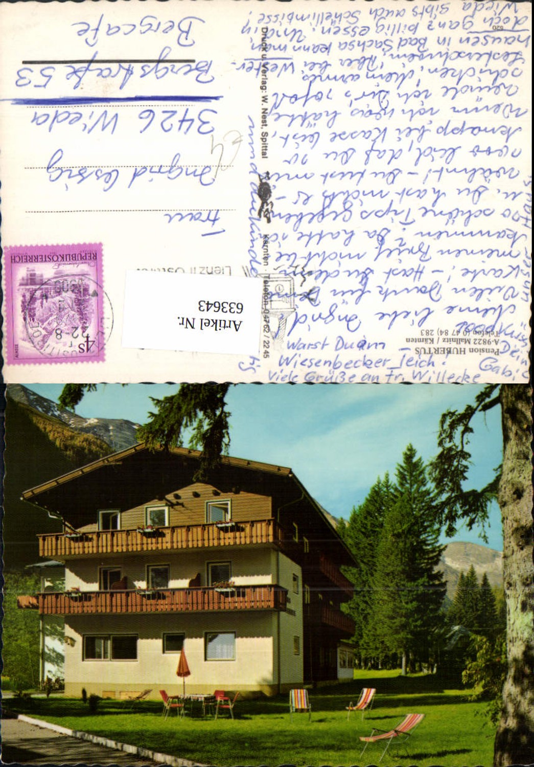 633643, Mallnitz Pension Hubertus