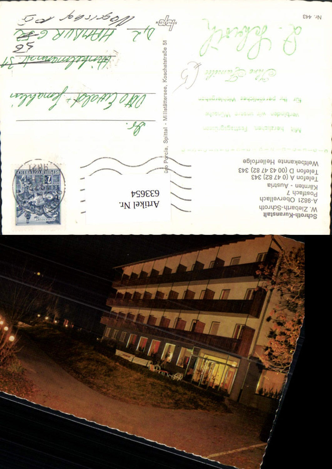 633654, Obervellach Schroth Spa Institute b. Night