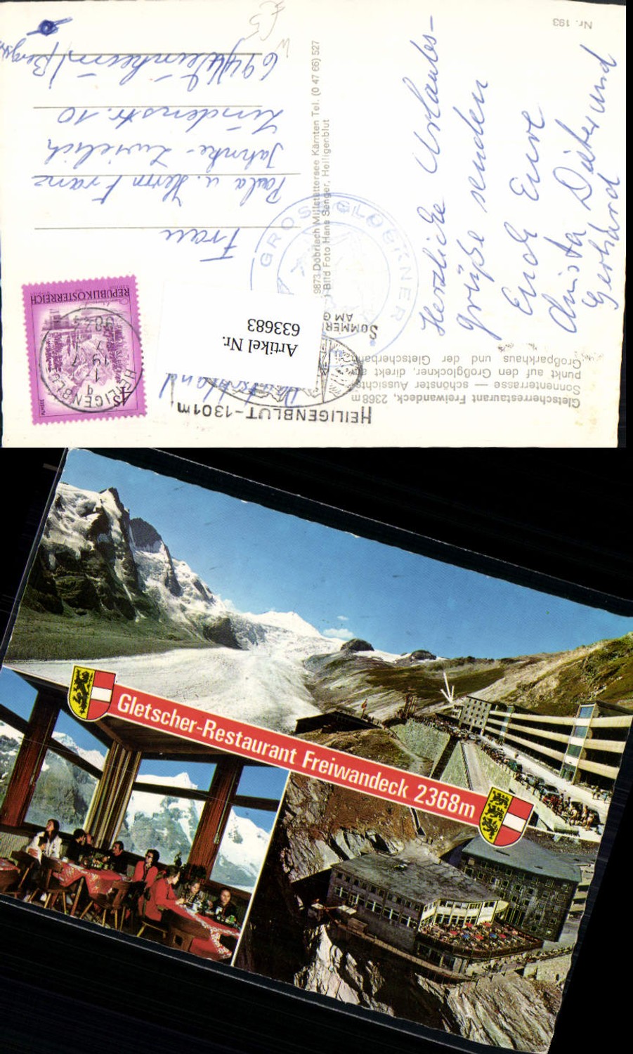 633683,Multi-image Ak Glacier Restaurant Freiwandeck Glacier Heiligenblut