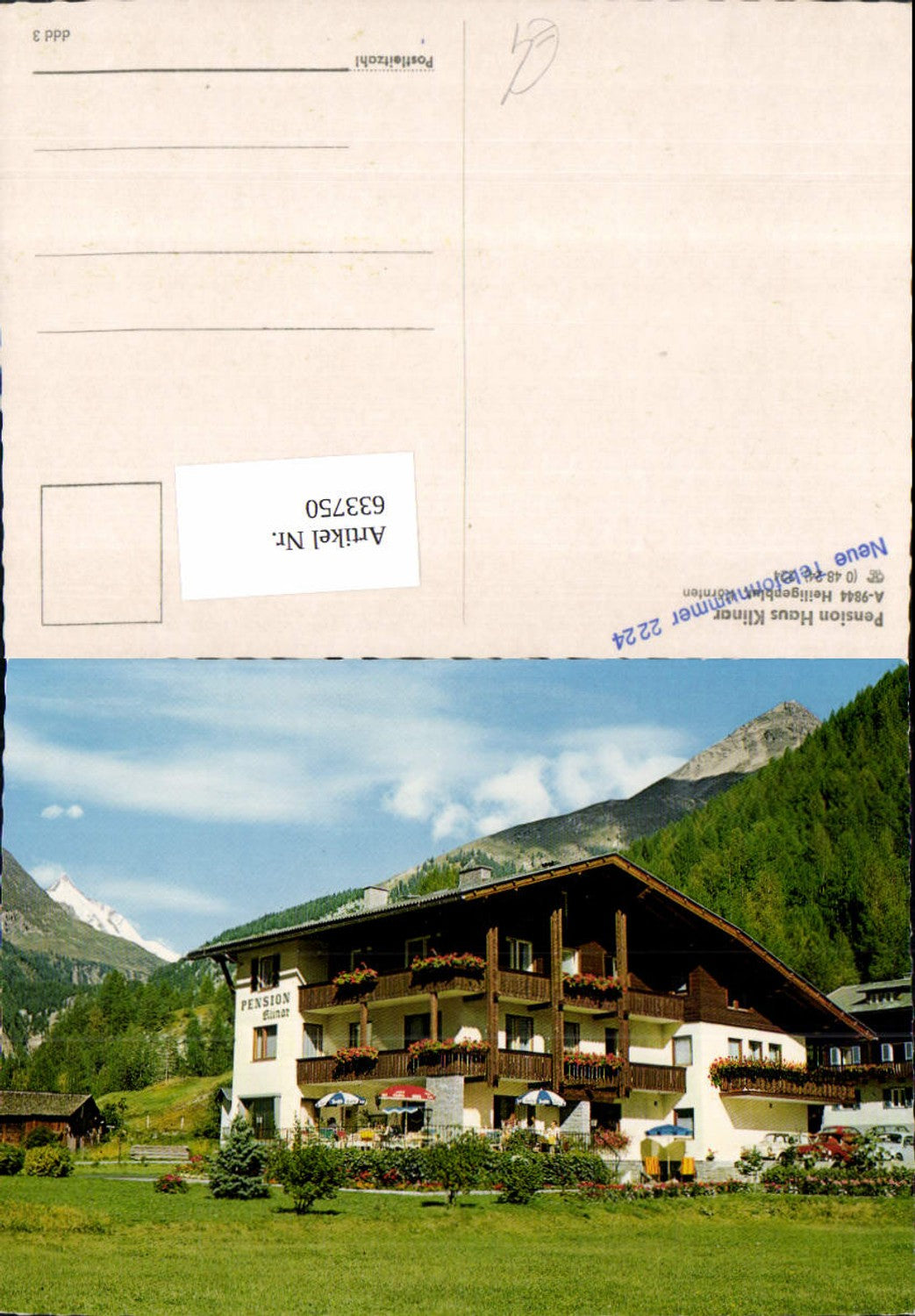 633750, Heiligenblut Pension Haus Klinar