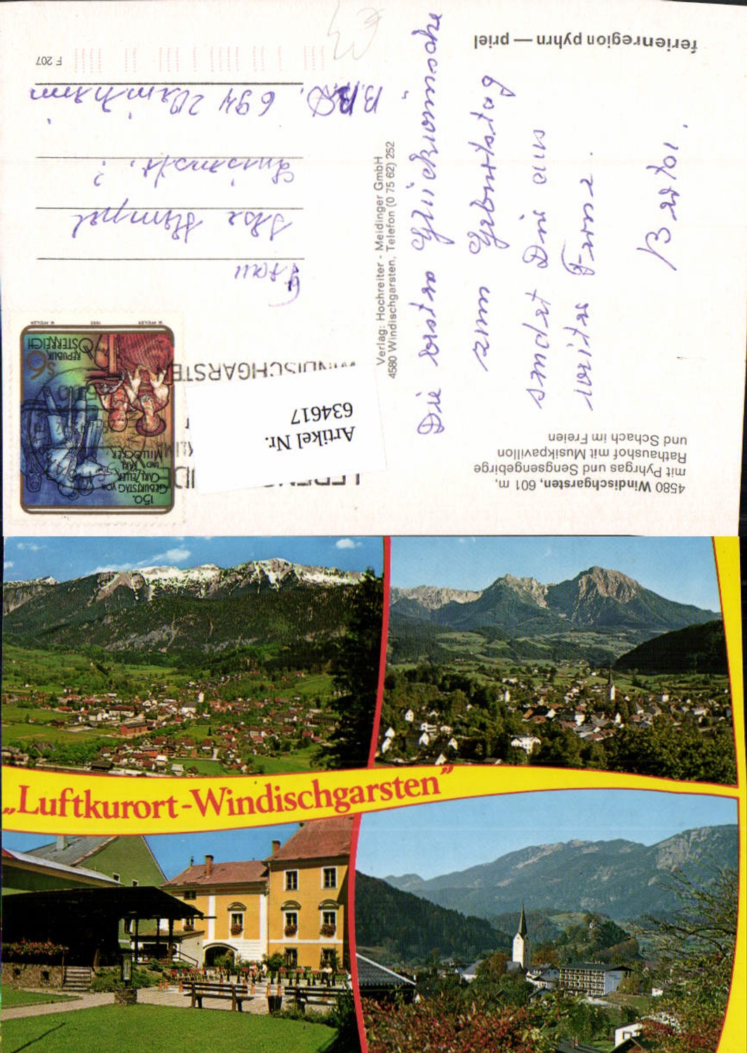 634617, Multi-image Ak Windischgarsten with Pyhrgas Sengsengebirge