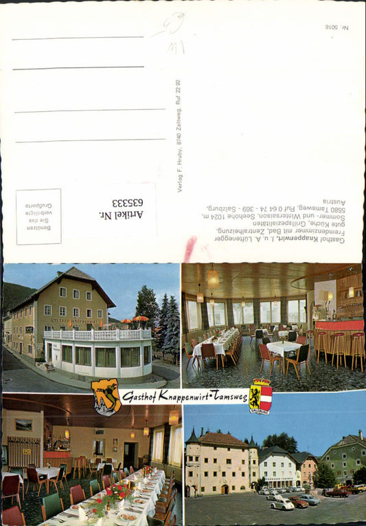 635333,Multi-image Ak Tamsweg Gasthof Knappenwirt VW Beetle