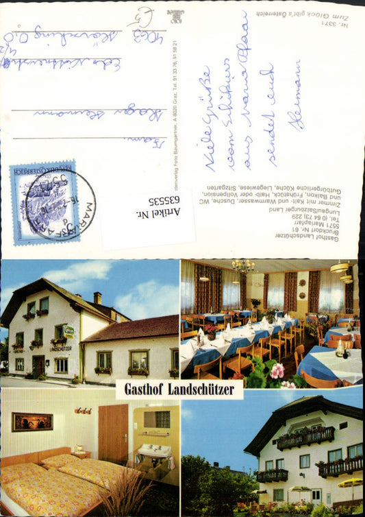 635535,Multi-image Ak Mariapfarr Gasthof Landschützer