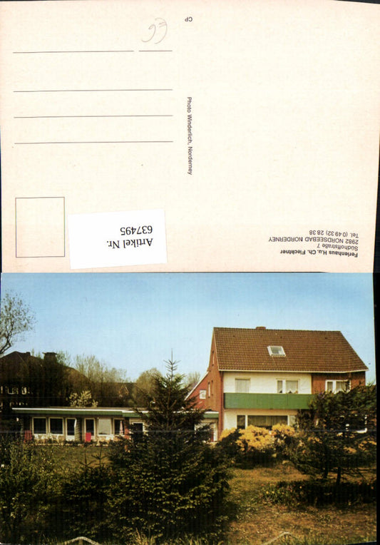 637495, Nordseebad Norderney Ferienhaus Flechtner