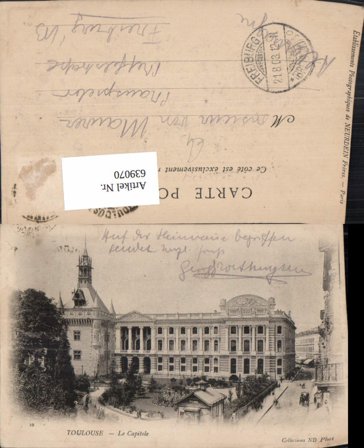 Alte Ansichtskarte – Old Postcard