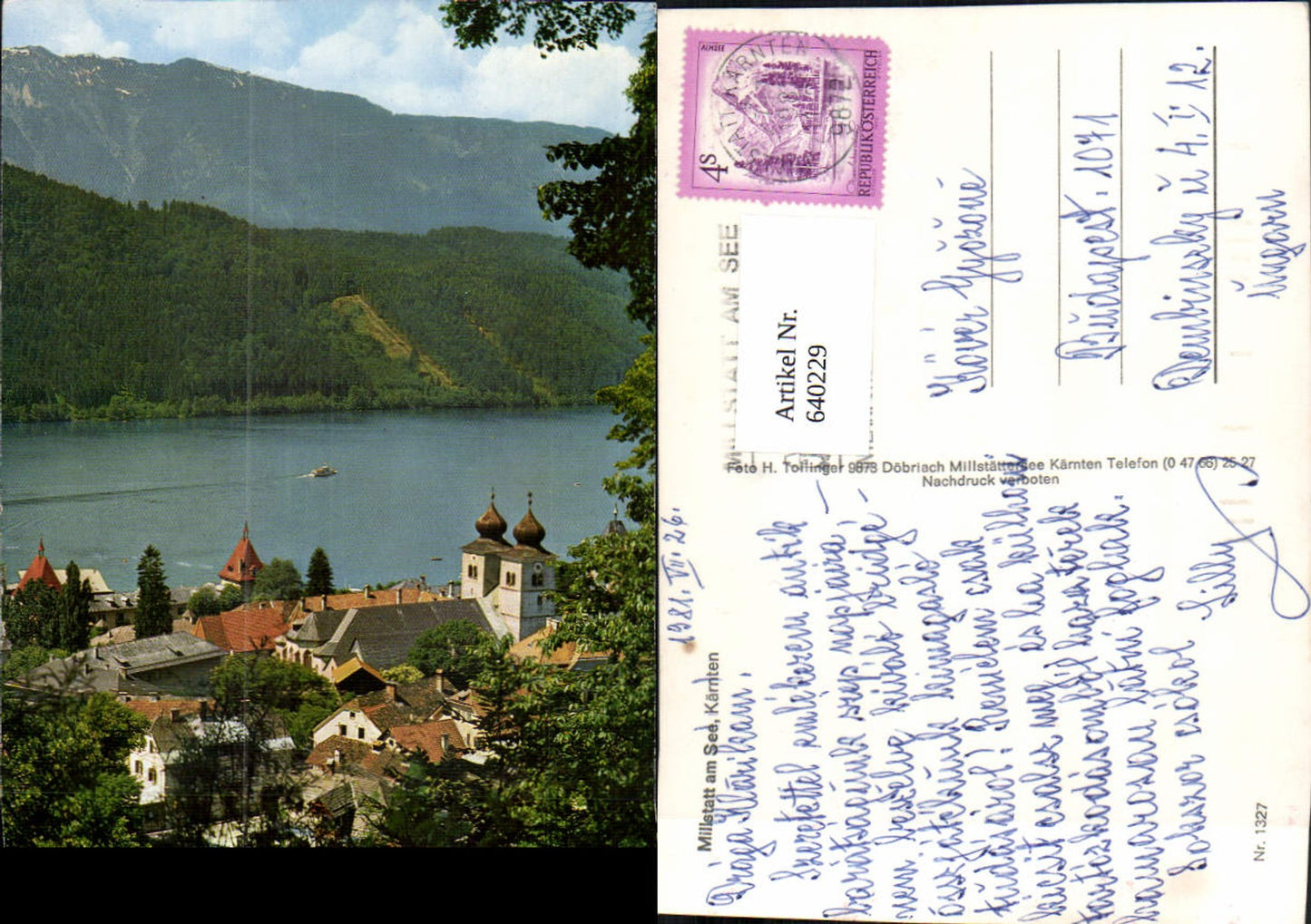 640229, Millstatt am Millstättersee