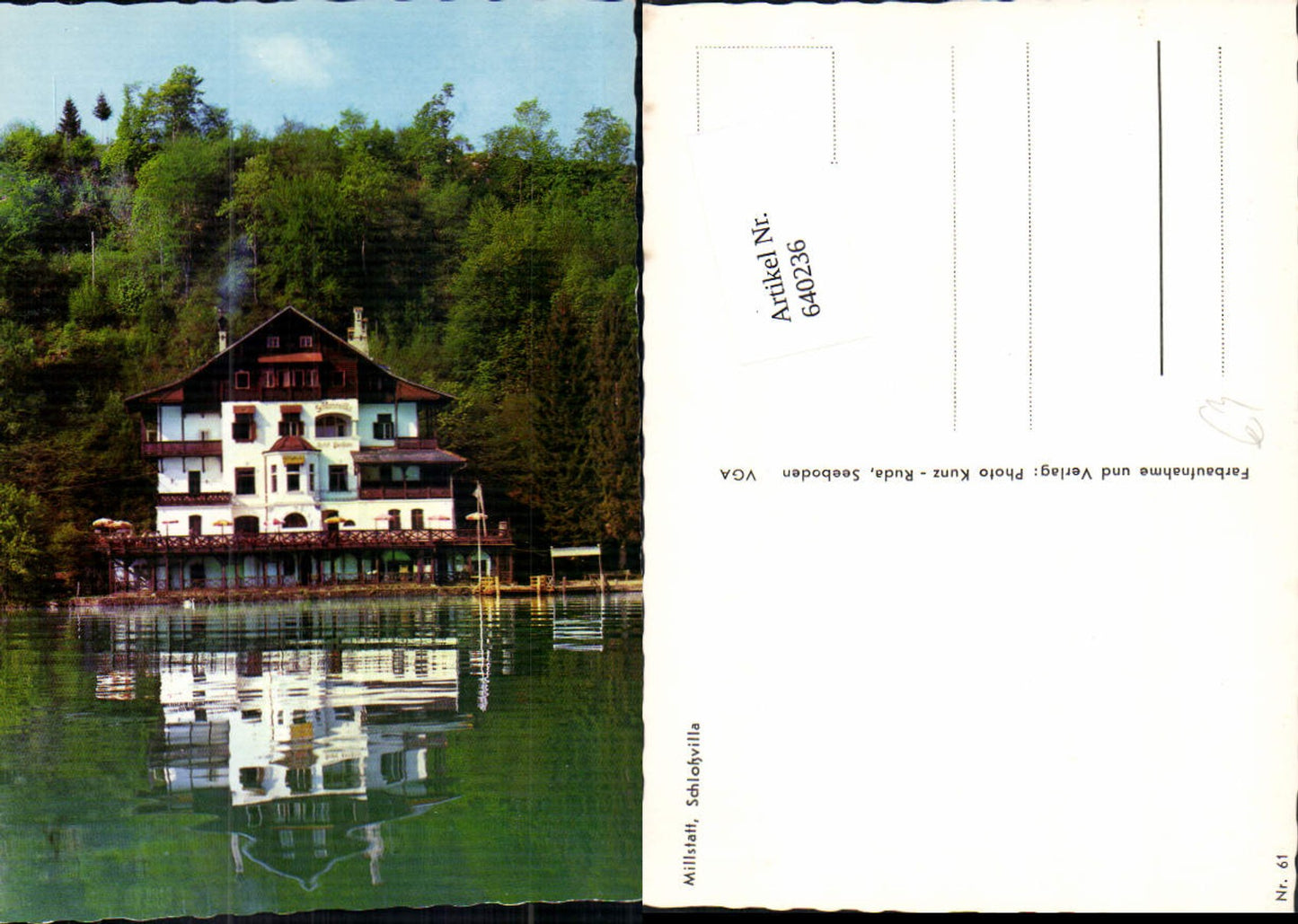 640236, Millstatt am Millstättersee castle villa