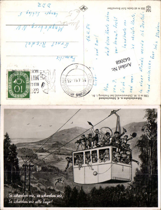 642068, Joke Humor Photographer Gondola Cable Car Freiburg Breisgau Schauinsland