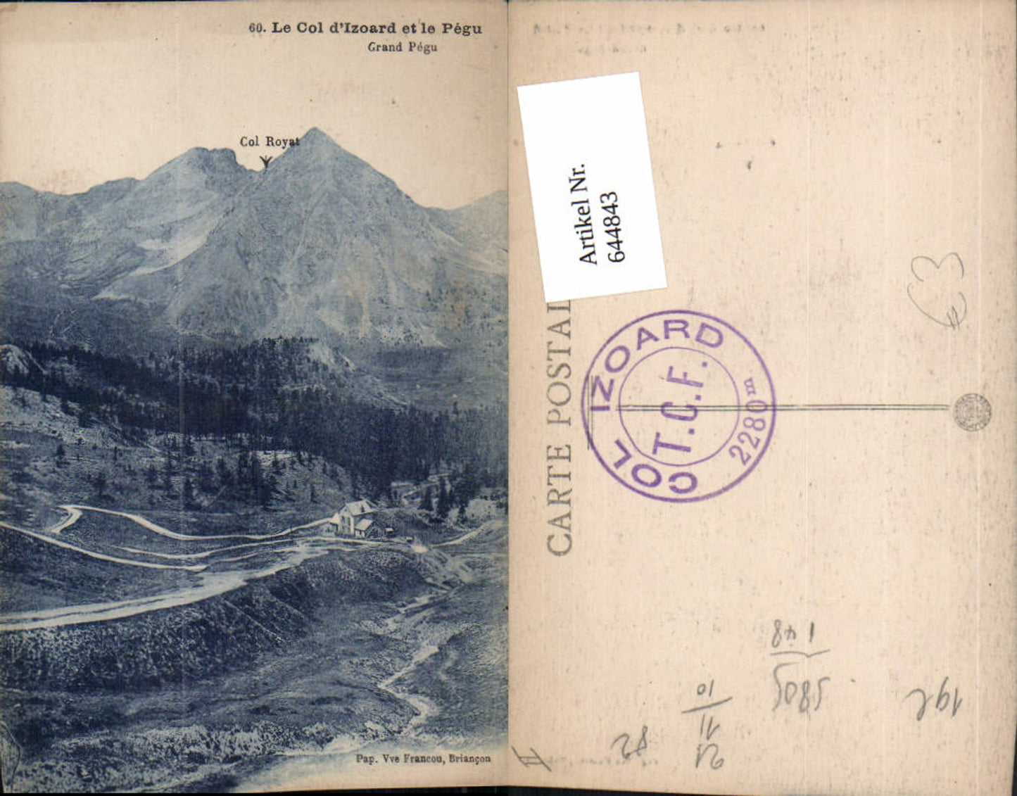 644843,Queyras Arvieux Les Gorges de la Chapelle Hautes Alpes Briancon