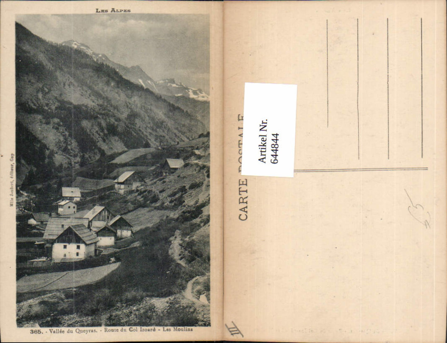 644844,Queyras Arvieux Les Gorges de la Chapelle Hautes Alpes Briancon