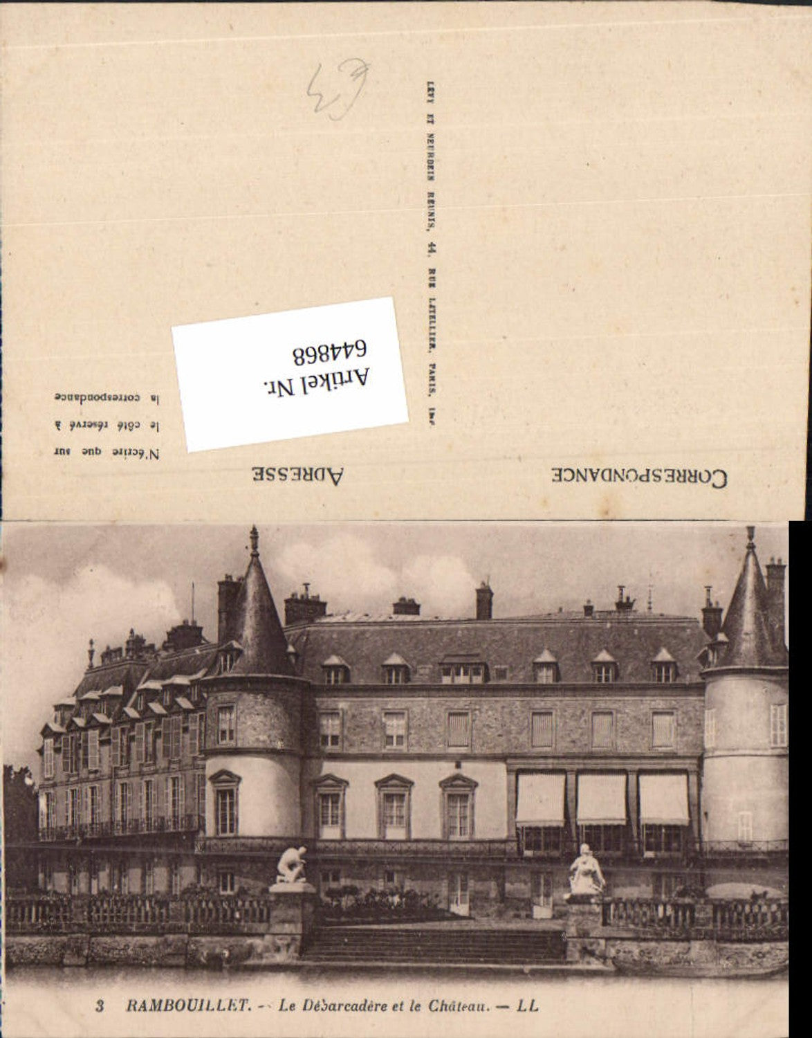 644868,Rambouillet Yvelines Chateau