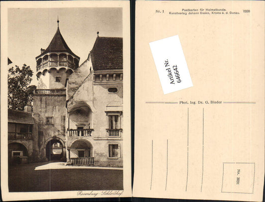 646642,Rosenburg Mold at Kamp Castle