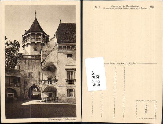 646643,Rosenburg Mold at Kamp Castle