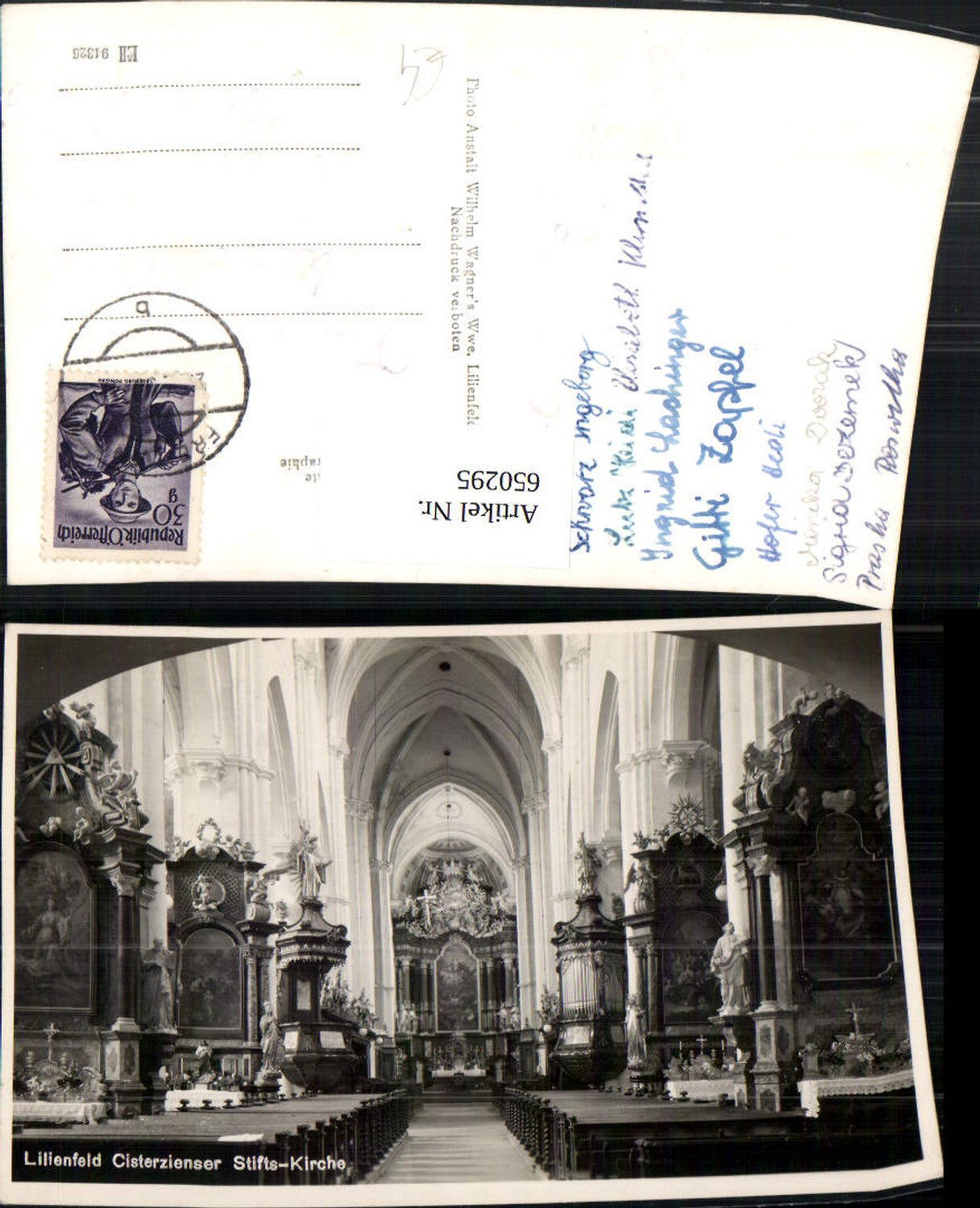 650295, Photo: Lilienfeld Cistercian Abbey Church Interior