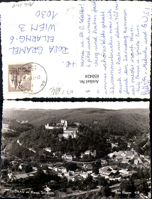 650424, Thunau a. Kamp Schloßberg Gars am Kamp pub Foto Klapper 428