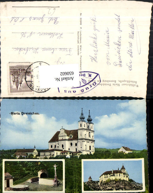 650602,Multi-image Ak Maria Dreieichen Bründlkapelle Rosenburg-Mold