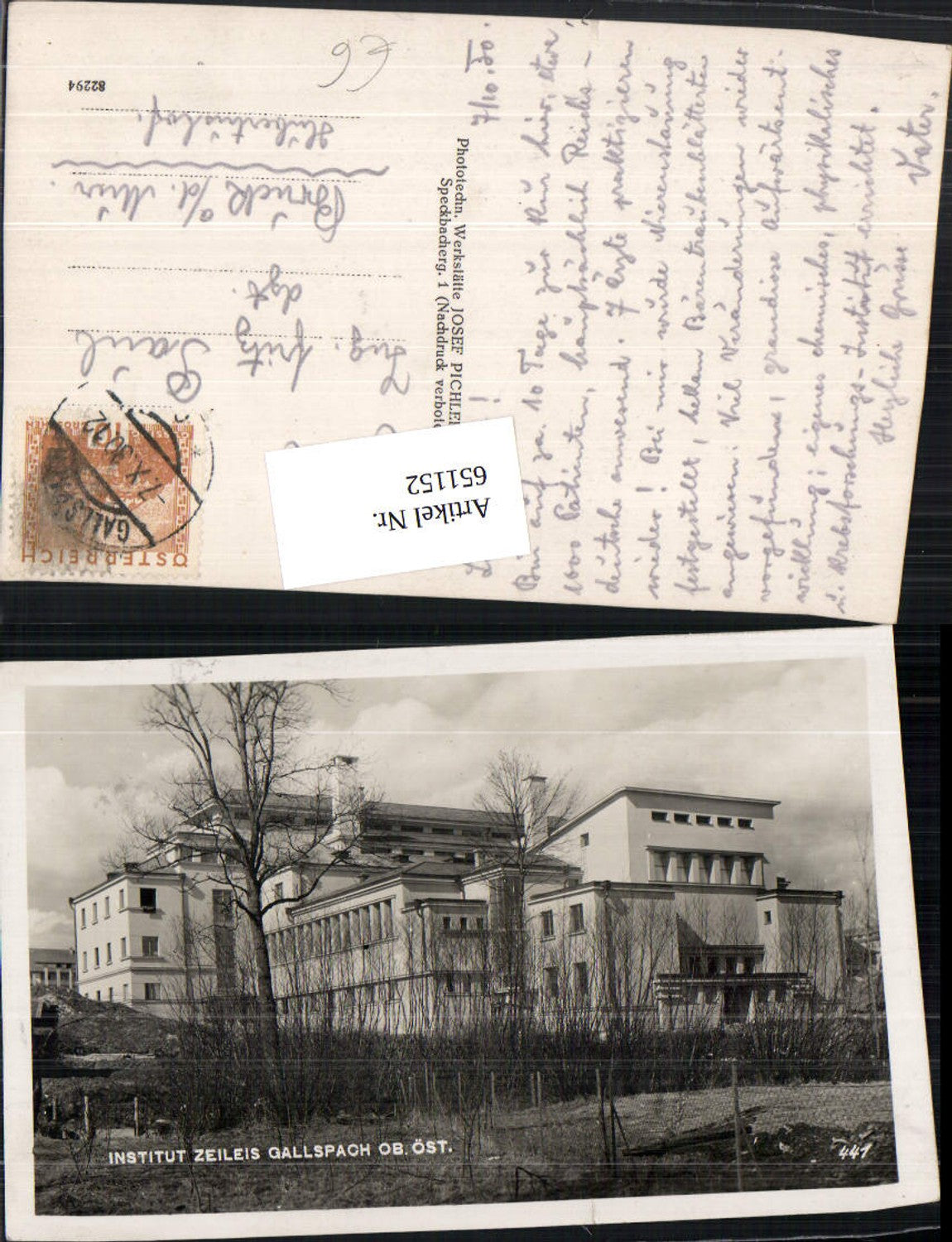 651152, Photo Ak Gallspach Institute Zeileis