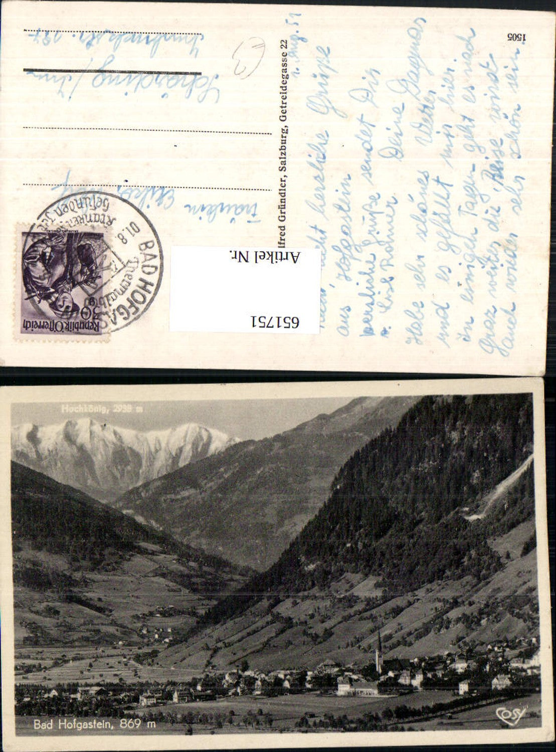 651751, Bad Hofgastein View