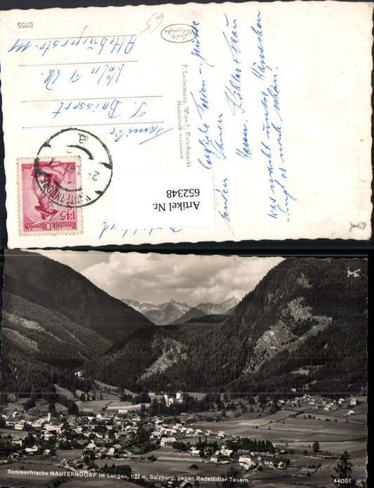 652348, Photo: Mauterndorf opposite Radstädter Tauern