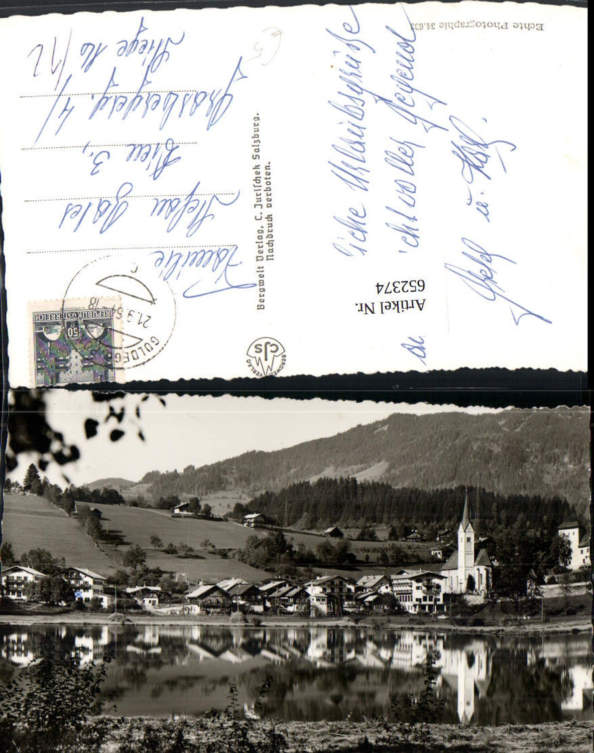 652374, Photo Ak Goldegg im Pongau View