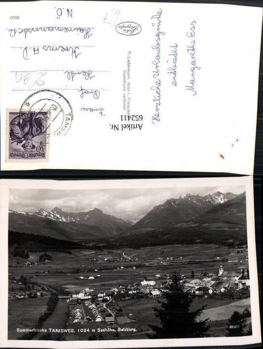 652411, Photo Ak Tamsweg Totale