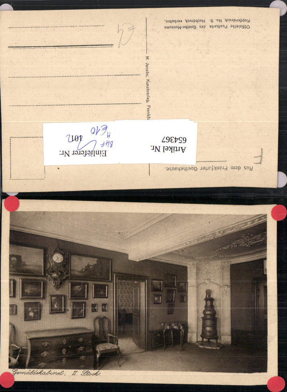 654367, Frankfurt Goethe House 